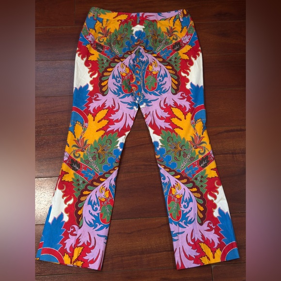 Etro Vibrant Multicolor  Pants - Picture 7 of 12